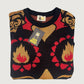Maglione unisex con teschio messicano in cotone biologico