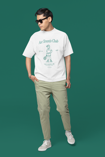 T-shirt unisex Ace Tennis Club in cotone biologico