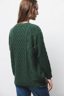 Maglione a maglia strutturata