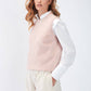 Gilet Colar in maglia con girocollo gioiello