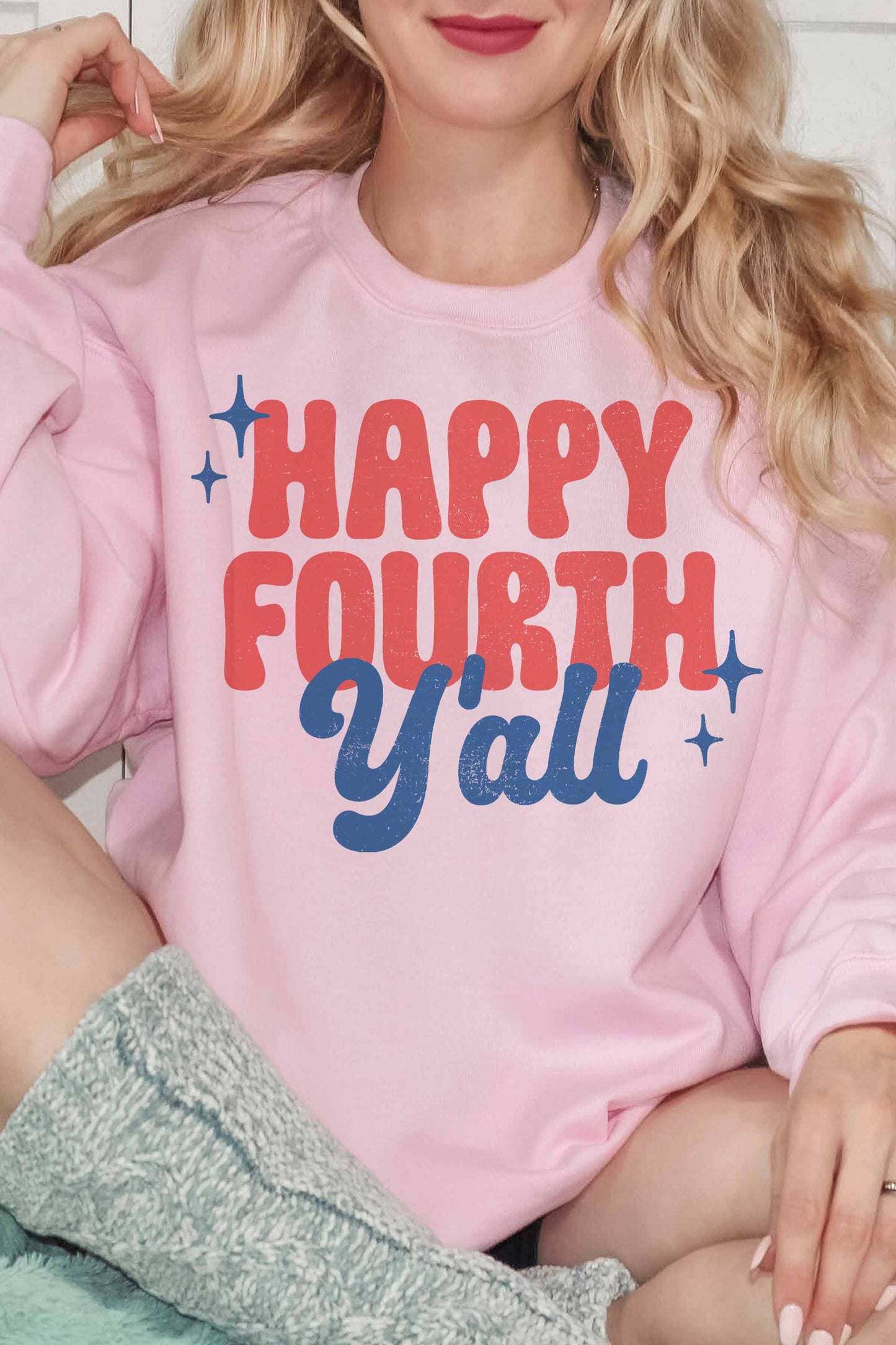 Felpa oversize Happy Fourth Y’all