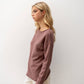 Maglione in maglia con paillettes