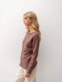 Maglione in maglia con paillettes