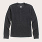 Henley a coste in waffle riciclato da donna color carbone mélange