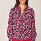 Camicia Cockatoo Mix con stampa floreale