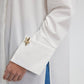 Camicia in misto cotone con stelle marine e polsini ampi