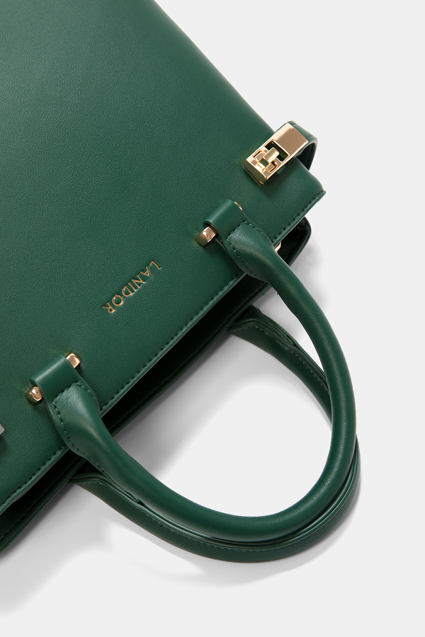 Borsa a Mano in Ecopelle con Tracolla Regolabile