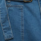 Jeans in denim con cintura