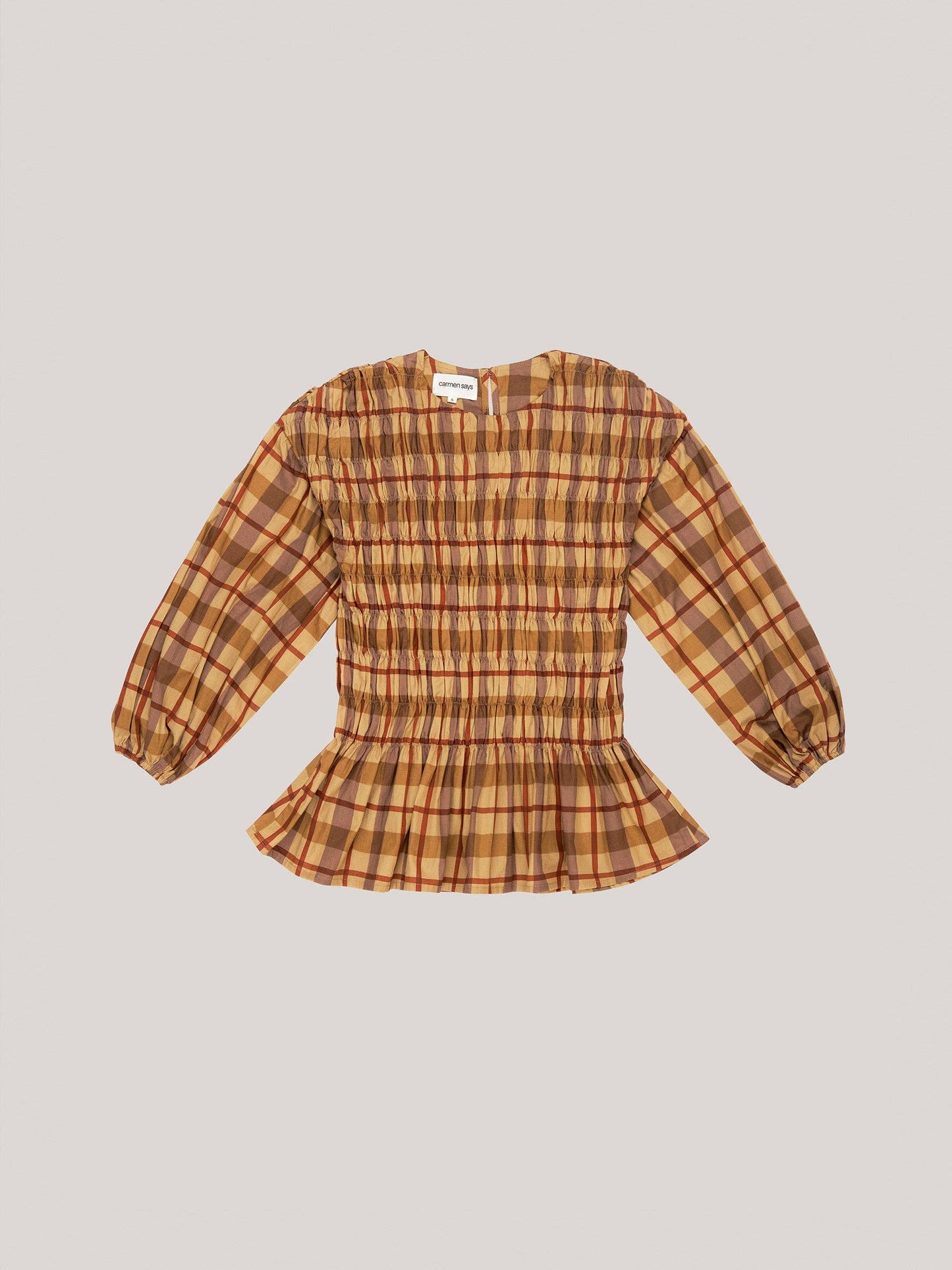 Blusa in popeline con bottoni