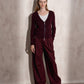 Cardigan in maglia con zip e scollo a V