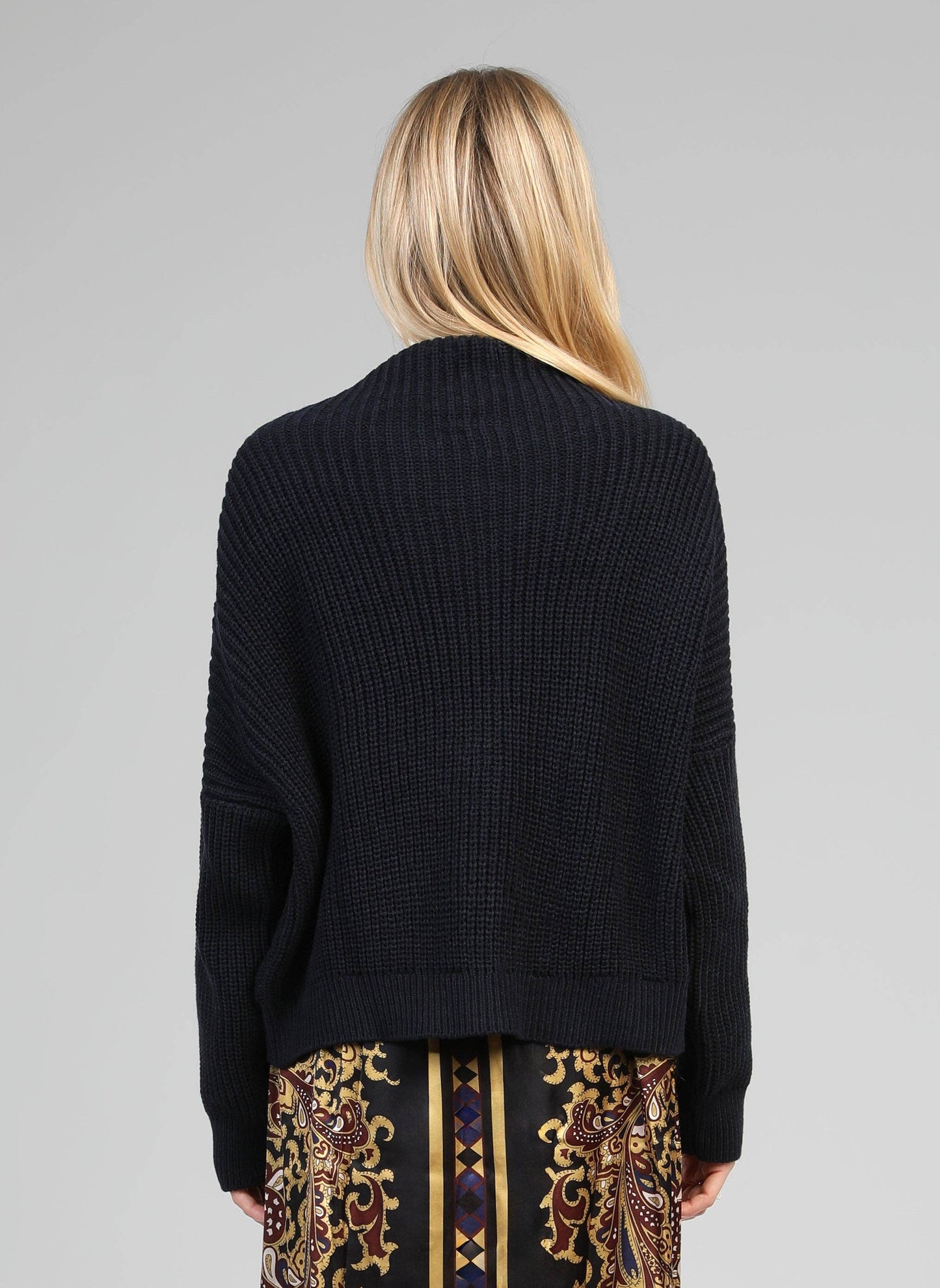 Maglione dolcevita Verena blu navy
