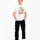 T-shirt unisex Totoro Ukiyo-e con grafica Totoro e Gatto-Bus