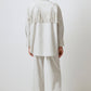 Camicia melange con frange