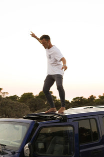 T-shirt uomo Surf & Motors in cotone biologico