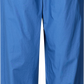 Pantaloni Astrid in popeline di cotone biologico azzurro