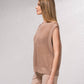 Maglione in maglia aperta laminata
