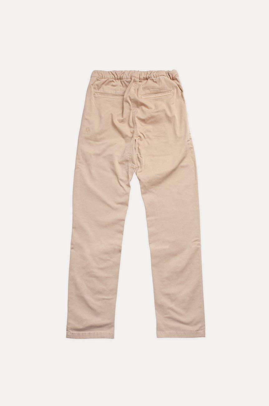 Pantaloni da arrampicata in cotone EcoDye color sabbia