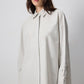 Set camicia e pantaloni melange in misto cotone