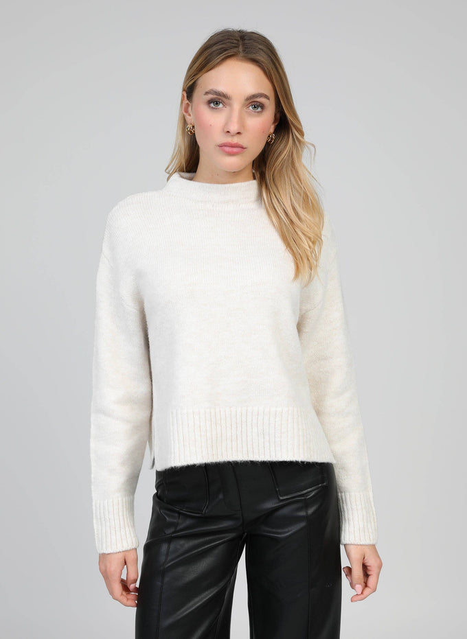 Maglione Lorana écru girocollo