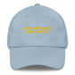 Cappellino da baseball ricamato “More Spaghetti Less Upsetti”