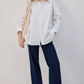 Camicia oversize con lacci frontali