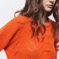 Maglione a maglia strutturata girocollo