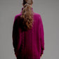 Maglione dolcevita oversize in misto cashmere 3D Knit