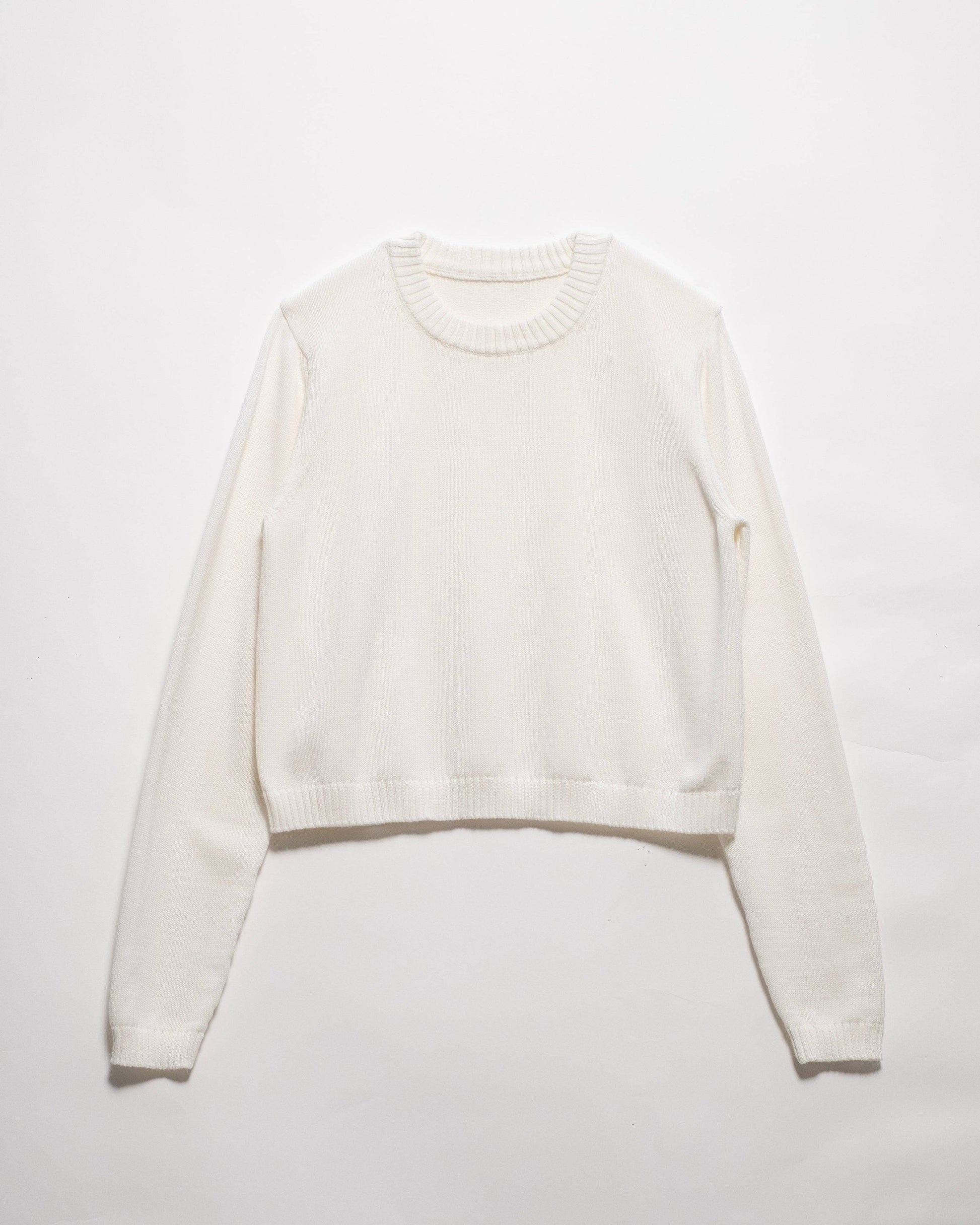 Maglione girocollo in cotone fine