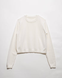 Maglione girocollo in cotone fine