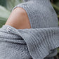 Cardigan chunky in misto cashmere