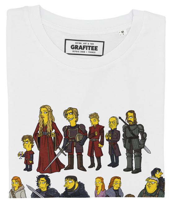 T-shirt grafica Game of Thrones “Valar Morghulis” in cotone biologico