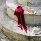 Sciarpa triangolare in misto cashmere
