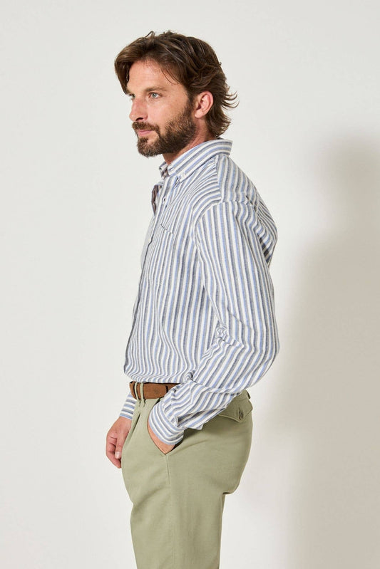 Camicia a righe in cotone Java Provence