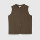 Gilet sartoriale Zola color militare