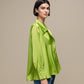 Tunica satinata oversize con bottoni