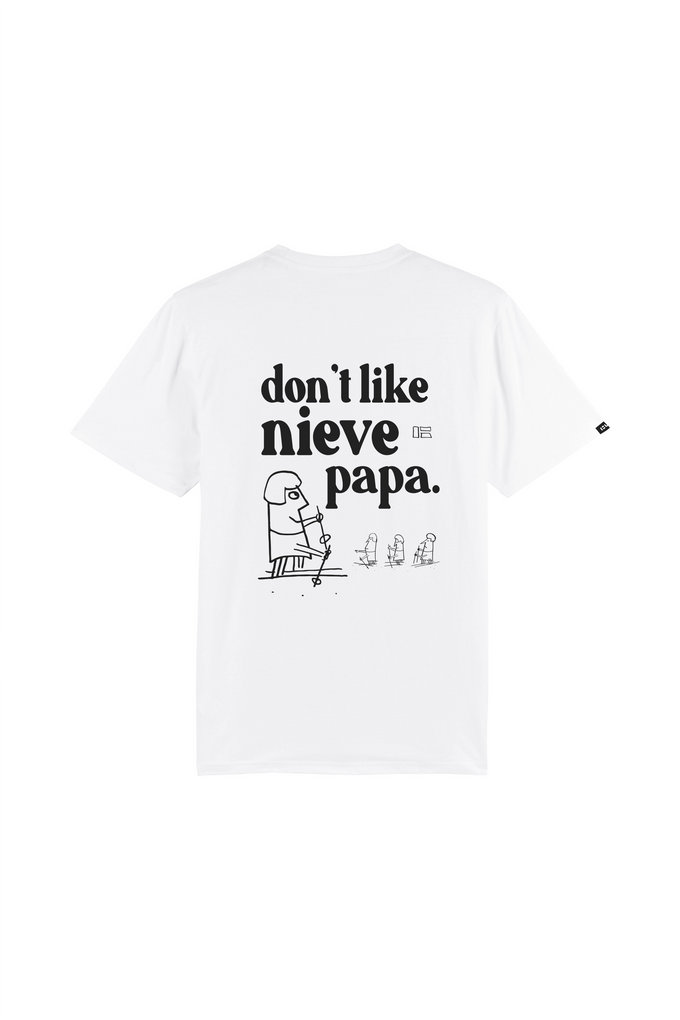 T-shirt Snow Pope in cotone biologico