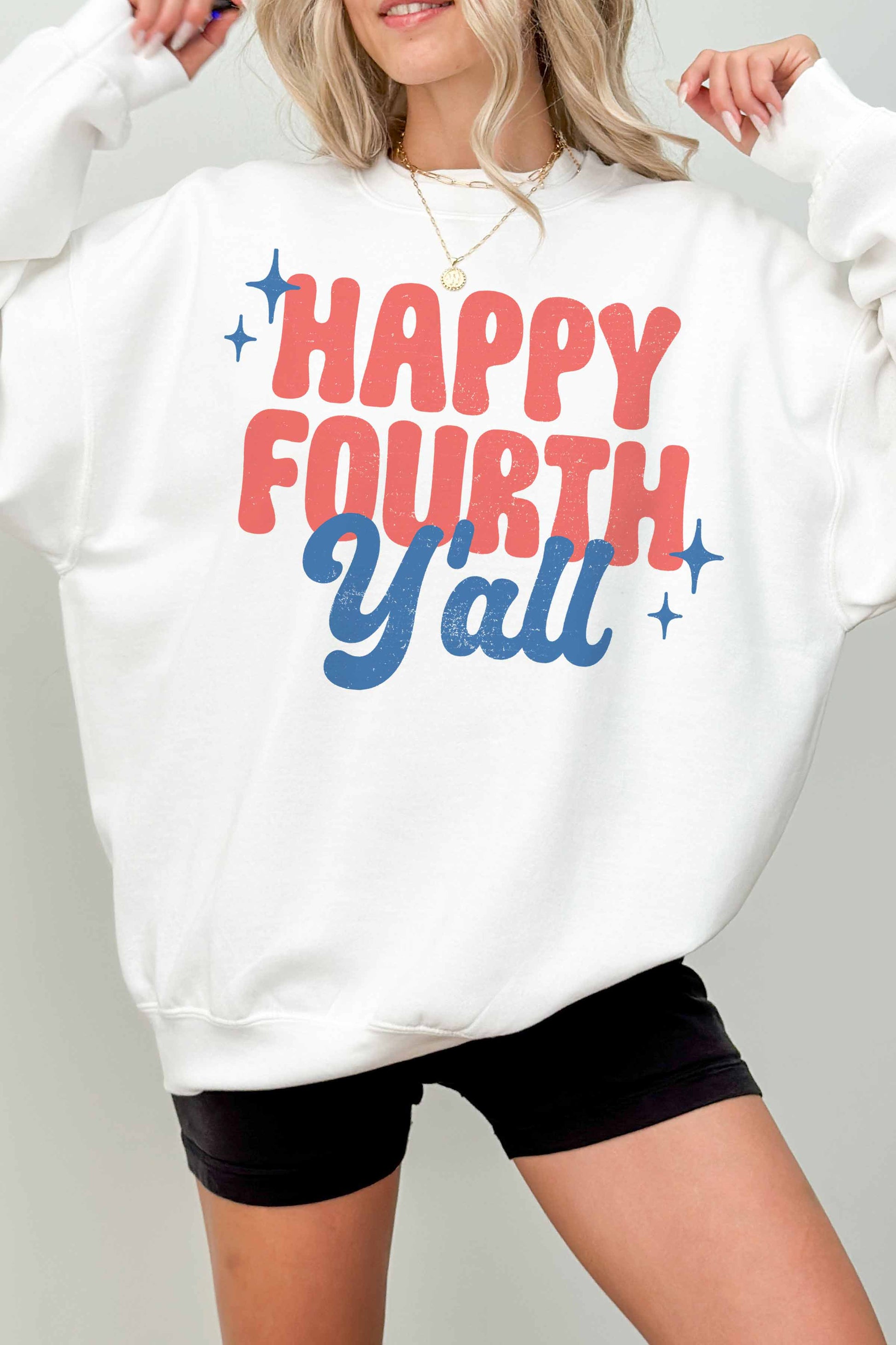 Felpa oversize Happy Fourth Y’all