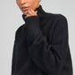 Maglione dolcevita blu navy Lipy