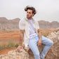 Camicia bianca in piqué antimacchia DANTE