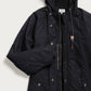 Parka Sequoia in cotone cerato nero