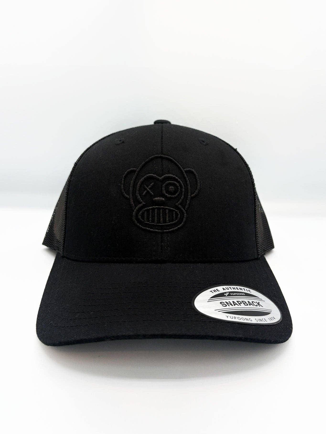 Cappellino trucker Puro Loco ricamato nero