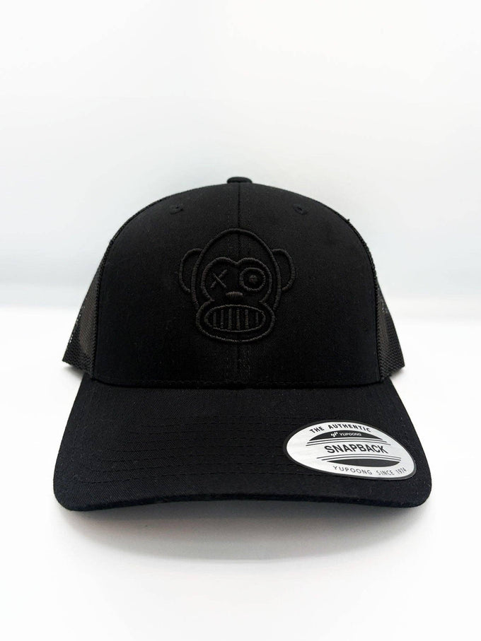 Cappellino trucker Puro Loco ricamato nero