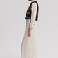 Gilet in lino ricamato