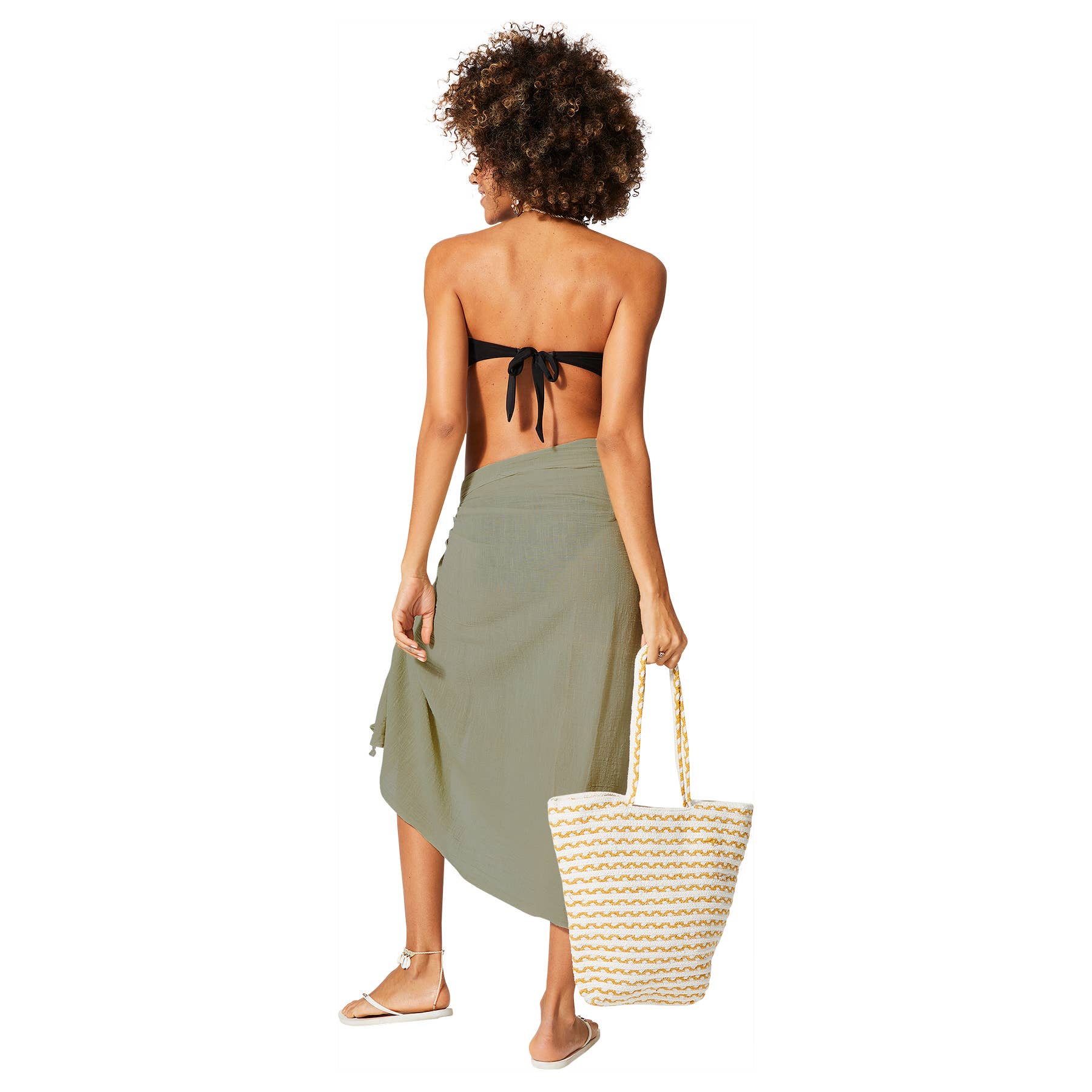Sciarpa estiva in cotone oversize