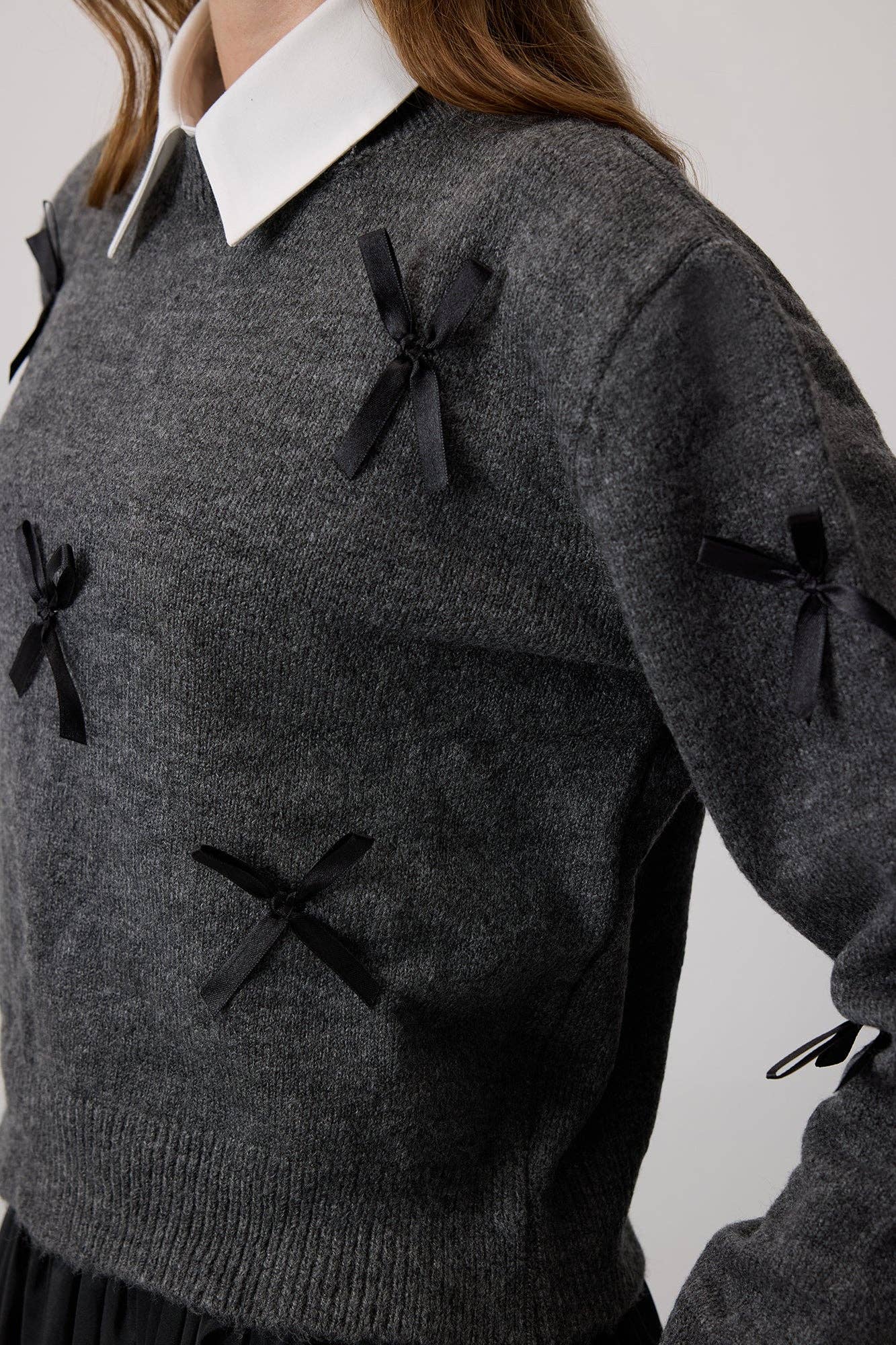 Maglione a maglia annodato Bolu