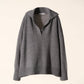 Polo relaxed in misto cashmere