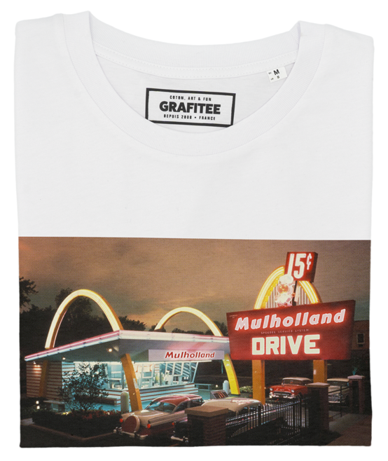 T-shirt Mulholland Drive in cotone biologico con stampa