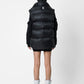 Gilet Piumino Nero con Zip e Logo