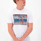 T-shirt bianca con stampa manga Floating Hadoken