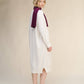 Abito midi in misto cashmere knit senza cuciture